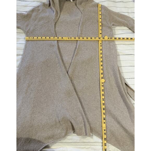 Free People | Sloane Hooded Wrap Cardigan So Soft Oatmeal Beige- Size Small - Picture 6 of 6
